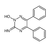 3-Amino-5,6-diphenyl-1,2,4-triazine-2-oxide结构式