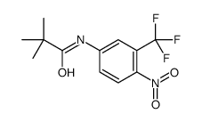 2,2-dimethyl-N-[4-nitro-3-(trifluoromethyl)phenyl]propanamide结构式