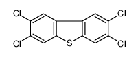 2,3,7,8-tetrachlorodibenzothiophene结构式