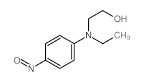 N-Ethyl-N-(2-hydroxyethyl)-4-nitrosoaniline structure
