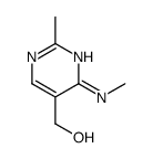 5-Pyrimidinemethanol,2-methyl-4-(methylamino)- Structure