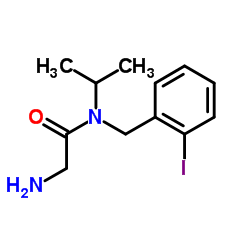N-(2-Iodobenzyl)-N-isopropylglycinamide结构式