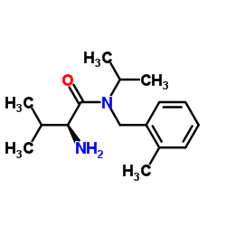 N-Isopropyl-N-(2-methylbenzyl)-L-valinamide Structure
