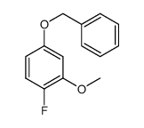 4-(benzyloxy)-1-fluoro-2-methoxybenzene Structure