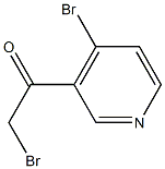 2-BroMo-1-(4-broMopyridin-3-yl)ethanone Structure