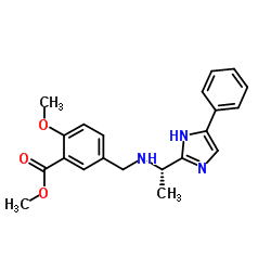 2-甲氧基-5-[[[(1S)-1-(5-苯基-1H-咪唑-2-基)乙基]氨基]甲基]苯甲酸甲酯图片