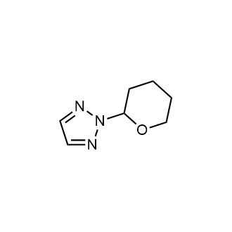 2-(Tetrahydro-2H-pyran-2-yl)-2H-1,2,3-triazole Structure