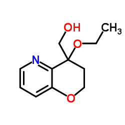 (4-Ethoxy-3,4-dihydro-2H-pyrano[3,2-b]pyridin-4-yl)methanol结构式
