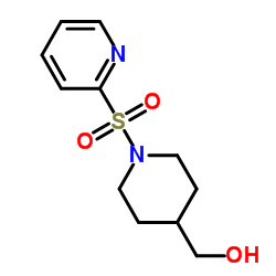 [1-(2-Pyridinylsulfonyl)-4-piperidinyl]methanol Structure