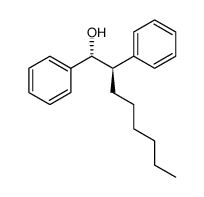 (1R,2R)-1,2-diphenyloctan-1-ol结构式