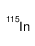 indium-115 Structure