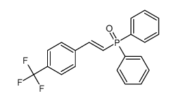 (E)-diphenyl(4-(trifluoromethyl)styryl)phosphine oxide结构式