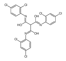 1-N,1-N,1-N-tris(2,4-dichlorophenyl)methanetricarboxamide结构式