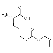 H-L-Orn(Aloc)-OH Structure