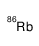 rubidium-86 Structure