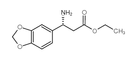 (R)-3-Amino-3-(3,4-methylendioxyphenyl)propionicacidethylester结构式