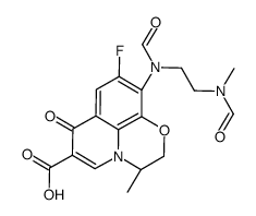 N,N'-Desethylene-N,N'-diformyl Levofloxacin structure