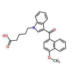 JWH 081 N-pentanoic acid metabolite结构式