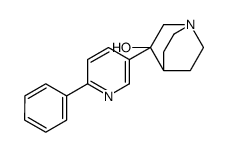 3-(6-phenylpyridin-3-yl)-1-azabicyclo[2.2.2]octan-3-ol Structure