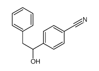 4-(1-hydroxy-2-phenylethyl)benzonitrile Structure