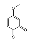 3-methoxy-6-sulfanylidenecyclohexa-2,4-dien-1-one Structure