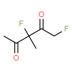 2,4-Pentanedione,1,3-difluoro-3-methyl- structure