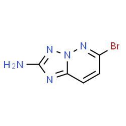 6-bromo-[1,2,4]triazolo[1,5-b]pyridazin-2-amine Structure