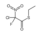 S-ethyl 2-chloro-2-fluoro-2-nitroethanethioate Structure