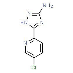 5-(5-Chloro-2-pyridinyl)-1H-1,2,4-triazol-3-amine结构式