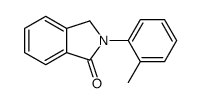 2-(2-methylphenyl)-3H-isoindol-1-one结构式