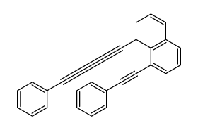 1,8-bis(2-phenylethynyl)naphthalene Structure