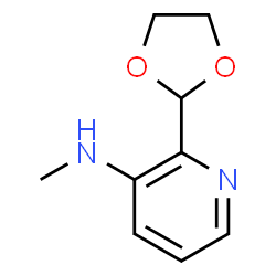 2-(1,3-Dioxolan-2-yl)-N-methyl-3-pyridinamine结构式