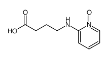 Butanoic acid, 4-[(1-oxido-2-pyridinyl)amino]- (9CI) structure