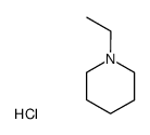 1-ethyl-piperidine, hydrochloride结构式