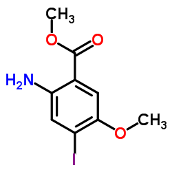 Methyl 2-amino-4-iodo-5-methoxybenzoate Structure