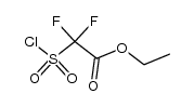 Chlorsulfonyl-difluoressigsaeure-ethylester Structure