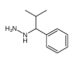 (2-Methyl-1-phenylpropyl)hydrazine结构式