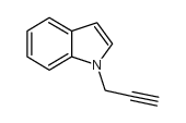 1-(2-丙炔)-1H-吲哚结构式