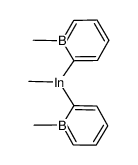 methylbis(1-methylboratabenzene)indium结构式