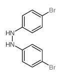 1,2-bis(4-bromophenyl)hydrazine structure