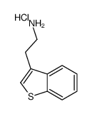 2-(1-benzothiophen-3-yl)ethanamine,hydrochloride结构式