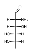 2-Amino-2,6-dideoxy-L-mannose Structure