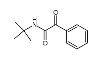 N-(tert-butyl)-2-oxo-2-phenylacetamide结构式