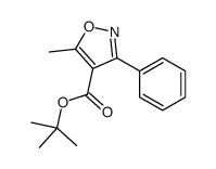 tert-butyl 5-Methyl-3-phenylisoxazole-4-carboxylate structure