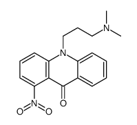 10-[3-(dimethylamino)propyl]-1-nitroacridin-9-one Structure