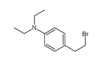 4-(2-BROMOETHYL)-N,N-DIETHYLBENZENAMINE Structure