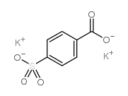 4-sulphobenzoic acid potassium salt结构式