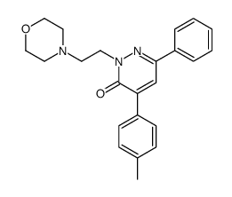 4-(4-methylphenyl)-2-(2-morpholin-4-ylethyl)-6-phenylpyridazin-3-one Structure