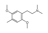 2,5-Dimethoxy-N,N,4-trimethylbenzeneethanamine Structure