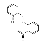 (2-Nitro-phenyl)-(1-oxido-pyridyl-(2))-disulfid Structure